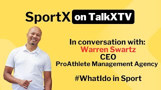 #WhatIdo in Sport. In conversation with Warren Swartz