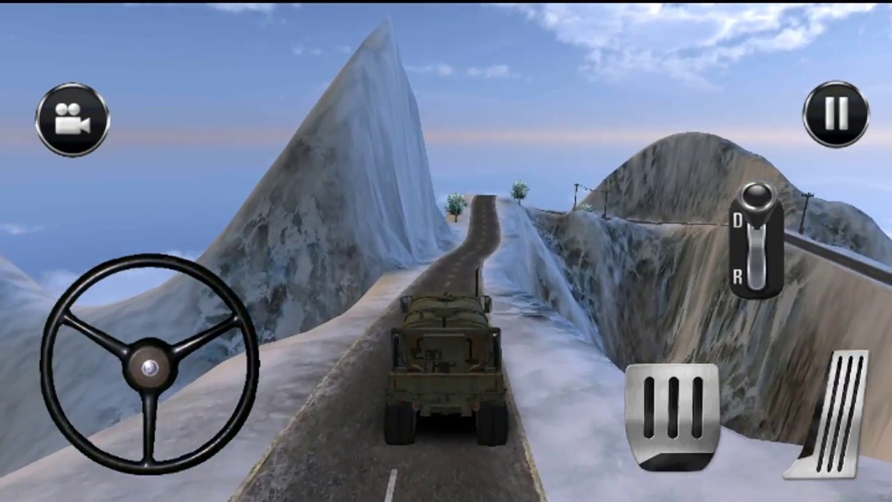 Off Road Army Truck Android iOS Gameplay HD #04 - Off Road Truck  Games By Hill Climb Simulation