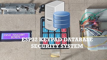 ESP32 Keypad Database Security System