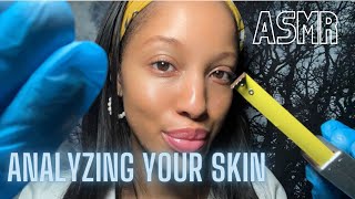 ASMR POV ANALYZING YOUR SKIN 🧖🏽‍♀️ SKINCARE ASSESSMENT with relaxing music 🎶 screenshot 2