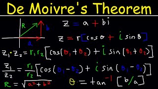 Complex Numbers In Polar  De Moivre's Theorem