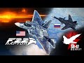 The best of the best  f22 raptor vs su47 berkut dogfight  digital combat simulator  dcs 