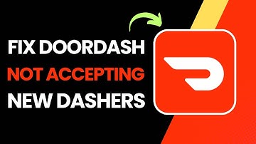 How To Fix Doordash Not Accepting New Dashers (2025 UPDATED) !