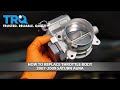 How to Replace Throttle Body 2007-2009 Saturn Aura