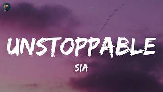 Unstoppable - Sia (Lyrics) John Legend, James Arthur
