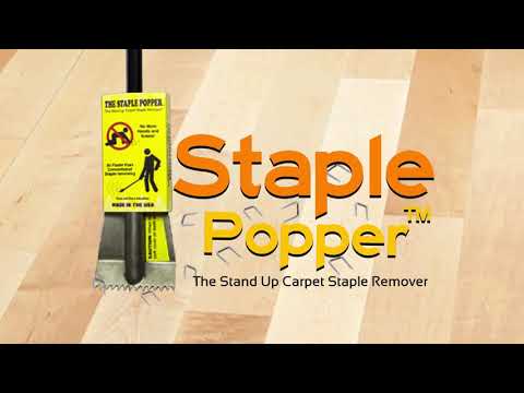 The Staple Popper - Stand Up Carpet Staple Remover