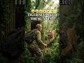 65 Year Old Man Escapes Deadly Tiger Into Secret Bamboo Bunker @aivideoto #aistory #shorts #bunker