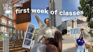 week in my life at university (UBC) | first week of classes, garden party, campus tour & events!🍸📖