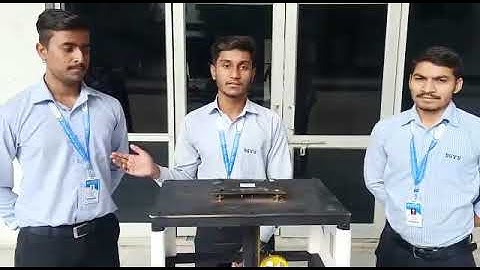 SGVU ME Project-2 on "Foot step power generator"