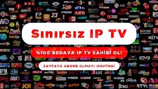 Sınırsız İptv Kullanmak I Bedava İptv Alma