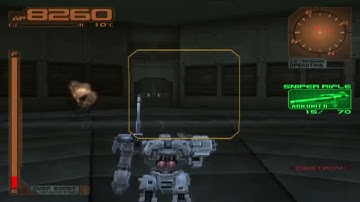 Armored Core Silent Line hidden parts: Protect Power Plant