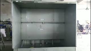 Water curtain booth stainless steel spraying paint booth for remove the extra paint mist