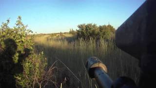 Epic paintball war battle sneak up 2 kills two shots fired! FAIL