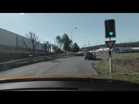 Creil - Eragny (VBR-30 Relaxing Driving in France, No Talking, No Music)