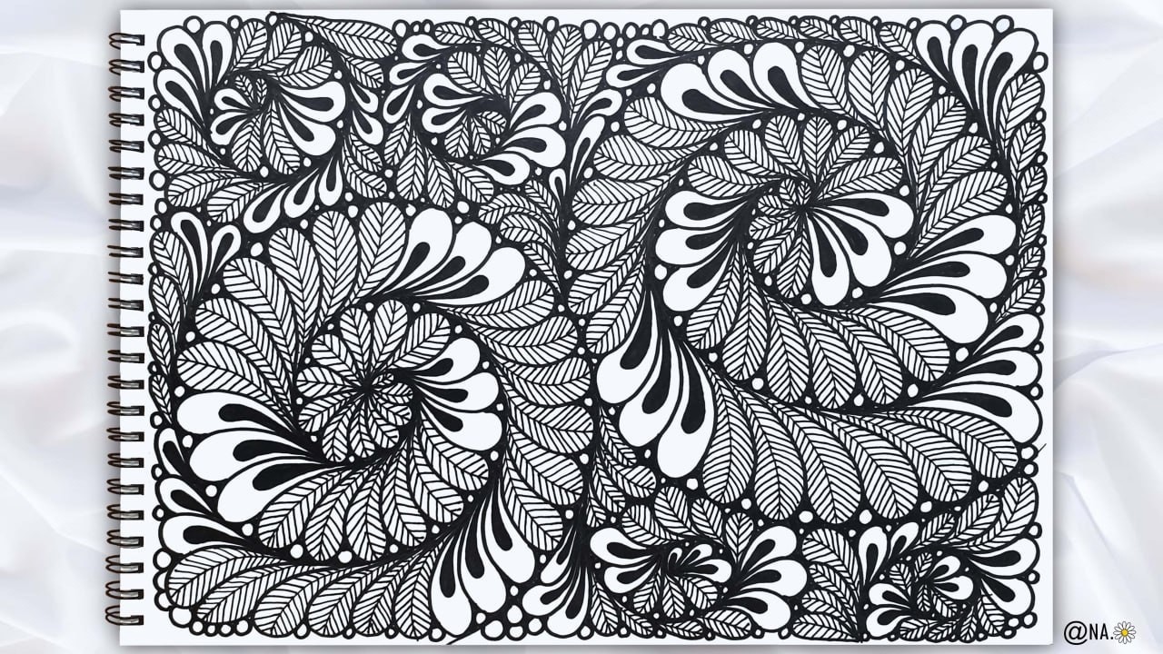 How To Draw Simple Zentangle Art For Beginners
