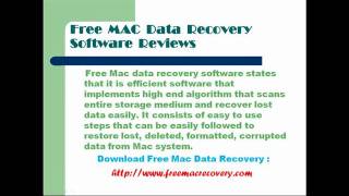 Free MAC Data Recovery Software Reviews