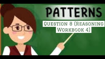 Patterns 8th question (Reasoning workbook 4) || IMO