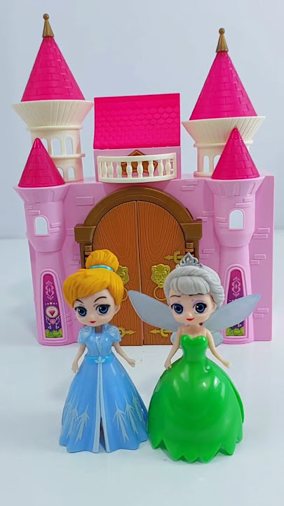 Cute Miniatures Disney Princess Frozen ELSA & Tinkerbell! #elsa #Nezha #shorts #satisfying #unboxing