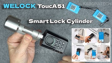 WELOCK Smart Lock Cylinder ToucA51 Fingerprint Door Lock with Keypad