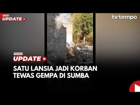 Satu Lansia Tewas dan 20 Rumah Rusak Akibat Gempa di Sumba