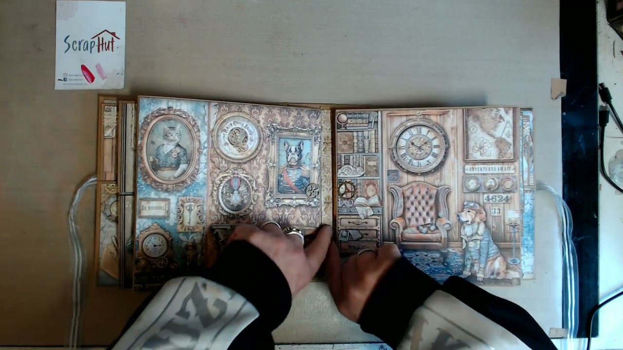 Maak ook een album met de nieuwste collectie van Stamperia Alterego!