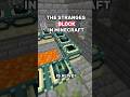 The STRANGEST BLOCK in Minecraft... #minecraft #shorts