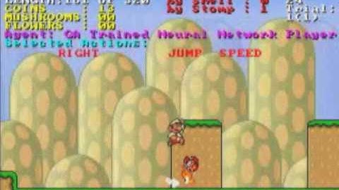 Super Mario AI trained by Genetic Algorithm