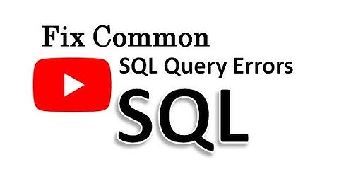 SQL Syntax Check