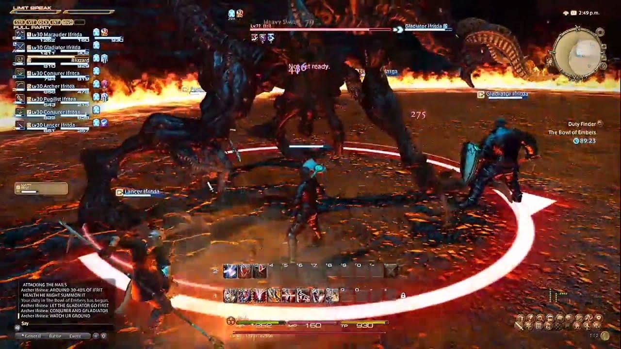 FF14 バトルシステム