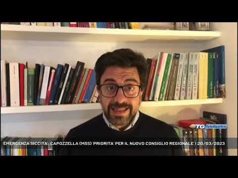 EMERGENZA SICCITA': CAPOZZELLA (M5S) 'PRIORITA' PER IL NUOVO CONSIGLIO REGIONALE' | 20/03/2023