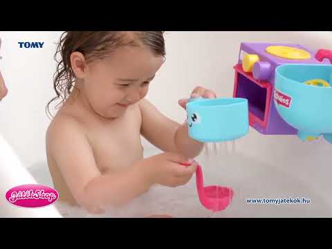 Tomy: Toomies 2 az 1-ben buborékkészítő konyha fürdőjáték szett video