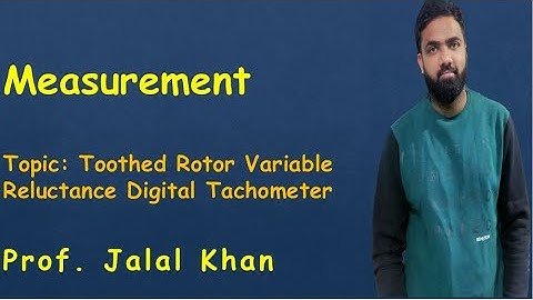 Part 24 I Toothed Rotor Variable Reluctance Digital Tachometer (Inductive Type)