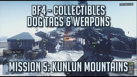 Battlefield 4 - All Collectibles - Mission 5: Kunlun Mountains - Dog Tags & Weapons