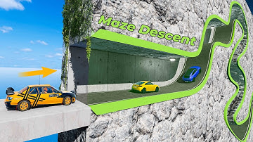 Spiral Tunnel Car Gauntlet - Beamng drive