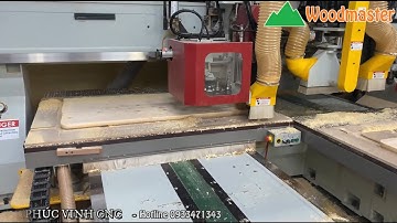 MÁY CNC TRUNG TÂM 2 BÀN THAY DAO TỰ ĐỘNG, CƯA XOAY 90 ĐỘ WOODMASTER