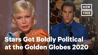 Stars Got Political at the Golden Globes 2020 | NowThis