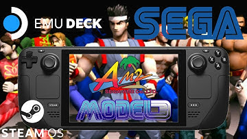 Steam Deck Arcade Emulation Sega Model 2 and Model 3 NOW ON EmuDeck #steamdeck #arcadegames #emudeck