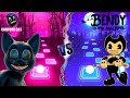 Cartoon cat run away vs bendy and the ink miatriss-Tiles Hop
