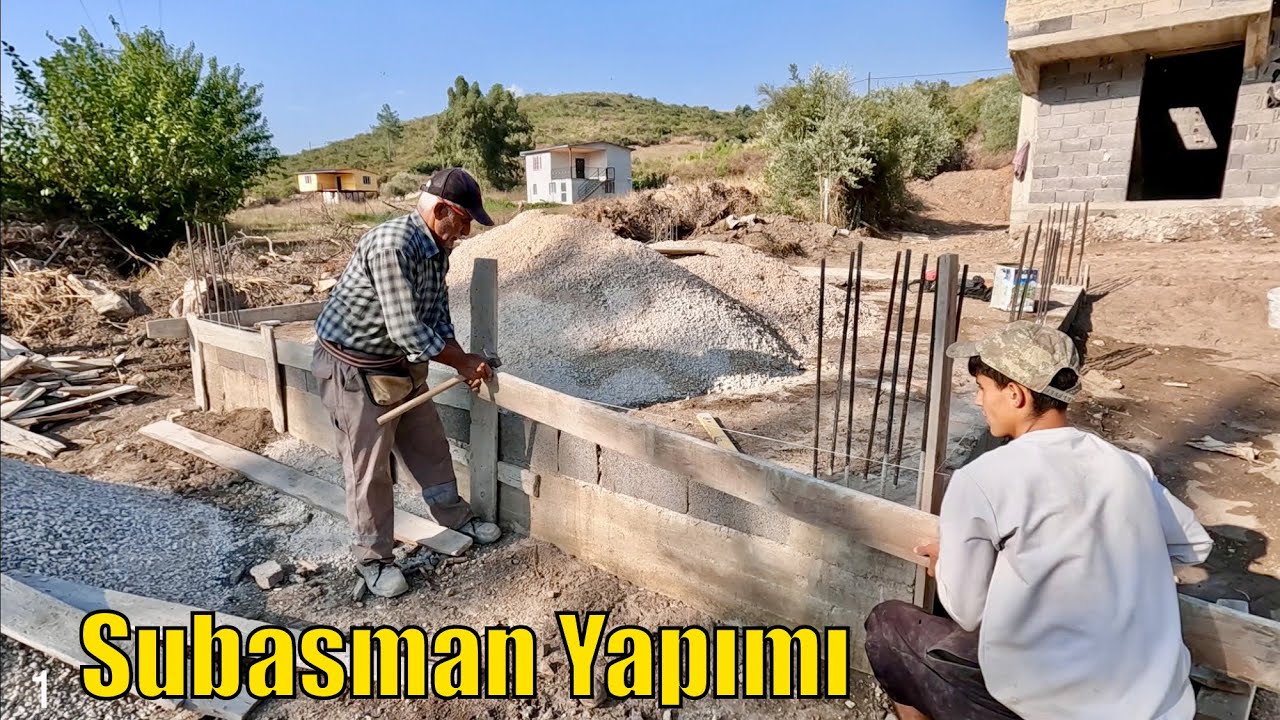 Subasman Yapımı - Kalıp Kod Alma Ve Beton Dökmeyi Bitirdik  