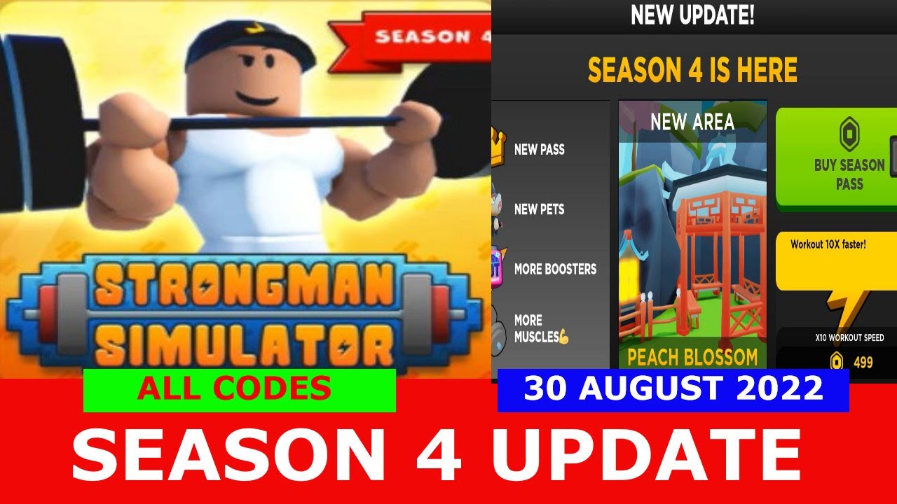 codigos do jogo season 4 strongman