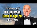 Reality TV Show Judge LEN GOODMAN (Dancing With The Stars) Dead At Age 78