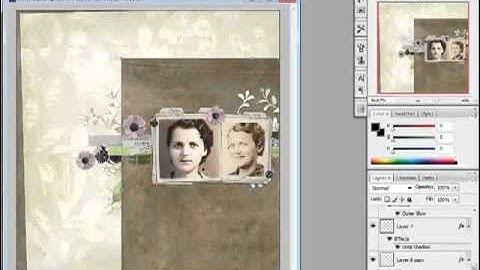 Digitally Gluing Paper to Text in Photoshop and PSE