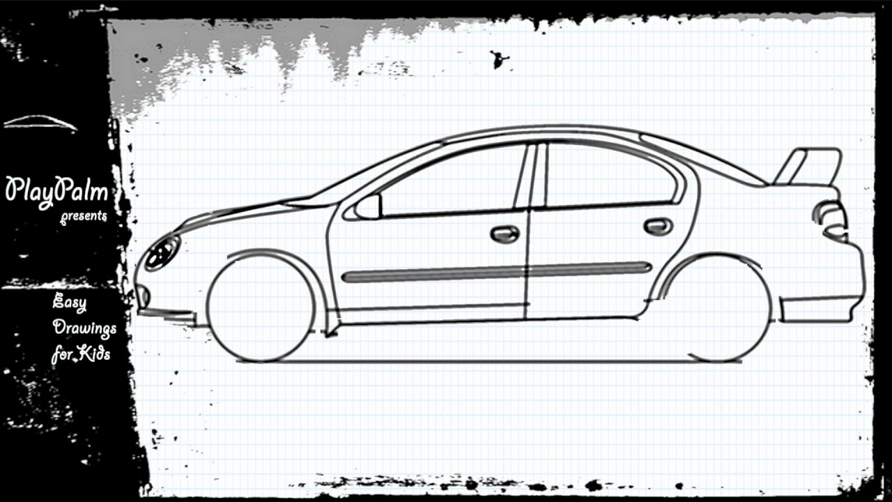 How To Draw Sports Car Side View