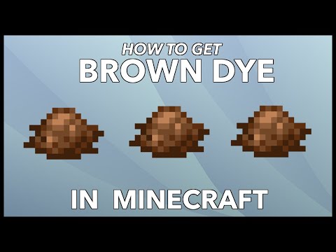 Minecraft Brown Dye: How To Get Brown Dye In Minecraft?