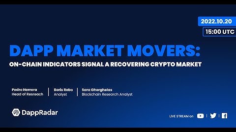 On-chain Indicators Signal A Recovering Crypto Market | Dapp Market Movers