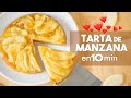 TARTA de MANZANA en MICROONDAS 🍏 | en 10 minutos