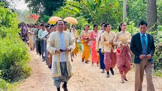 Khmer Cambodian traditional wedding at Thom Village