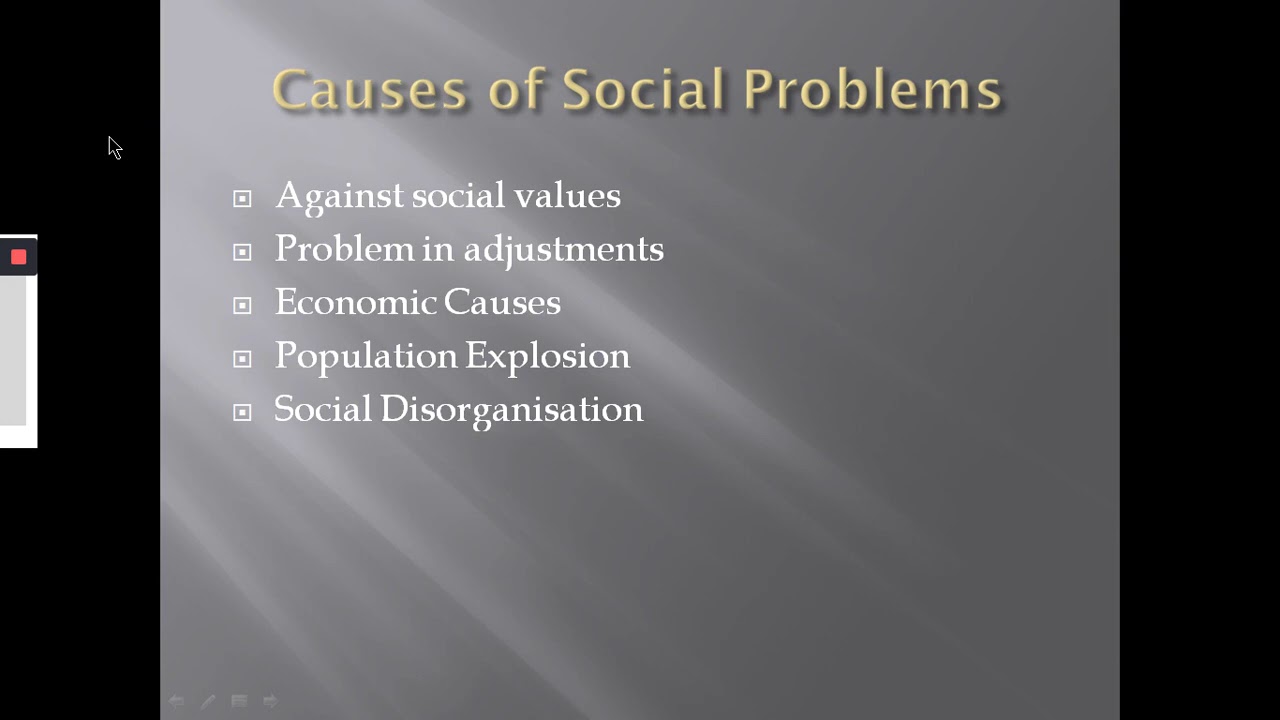 Causes and Solutions of Social Problems......Dr. Shruti Tandon YouTube