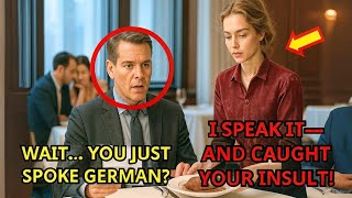 Famous Billionaire Mocks Waitress in German — Shocked When She Responds Flawlessly and Confronts Him Net Worth