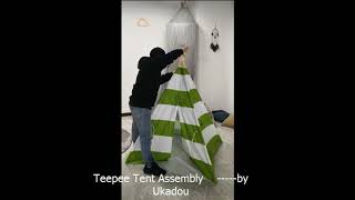 ukadou teepee tent assembly